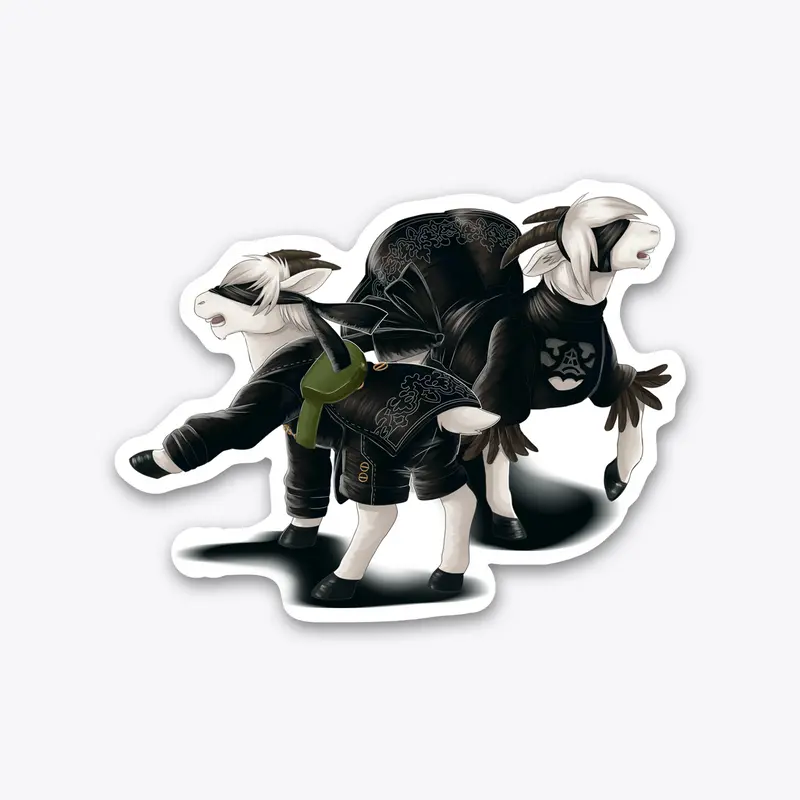 GoaT: Simulata - Become As Goats Sticker